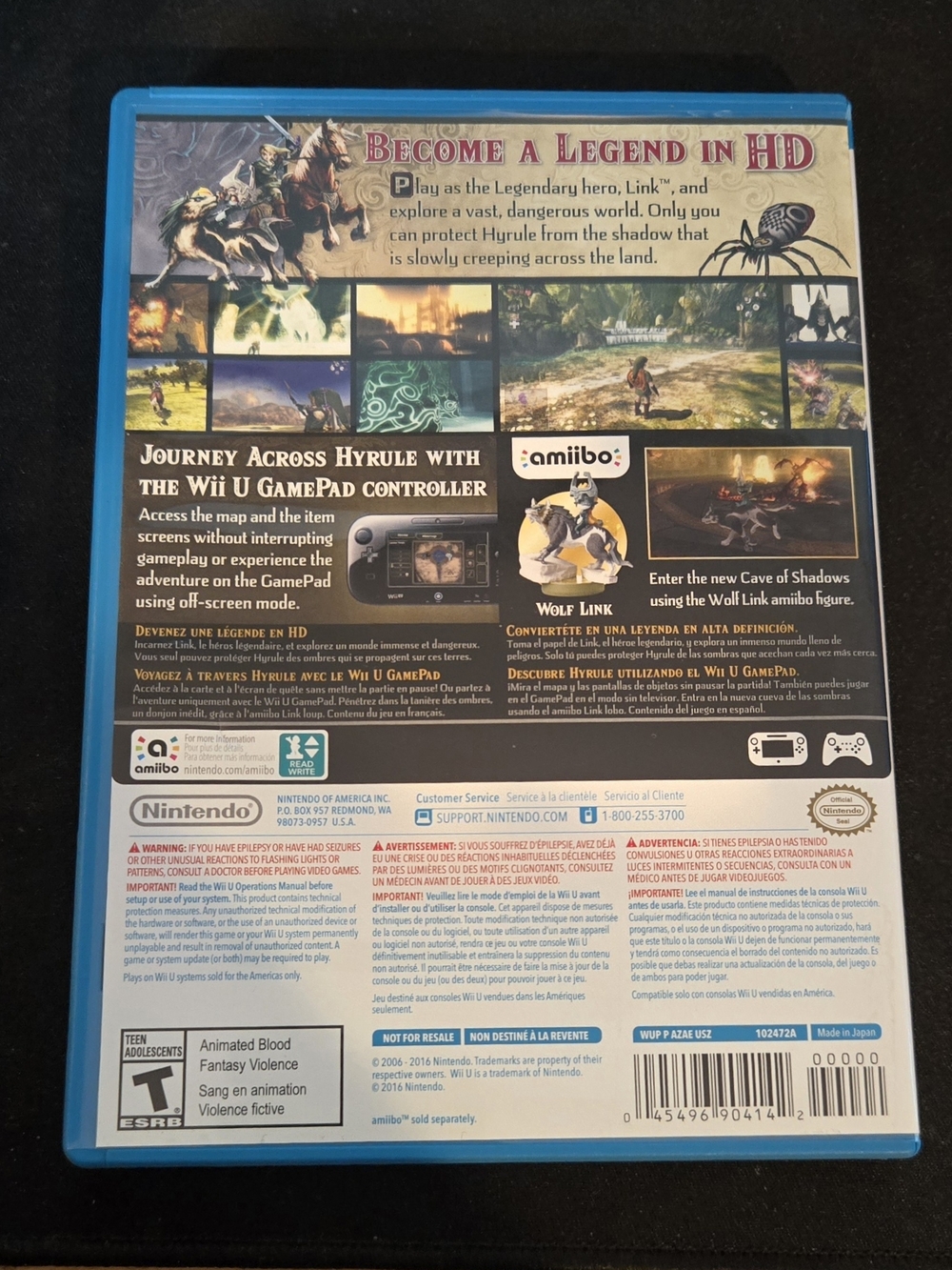 Nintendo Wii U - The Legend of Zelda: Twilight Princess HD - Picture 2 of 4